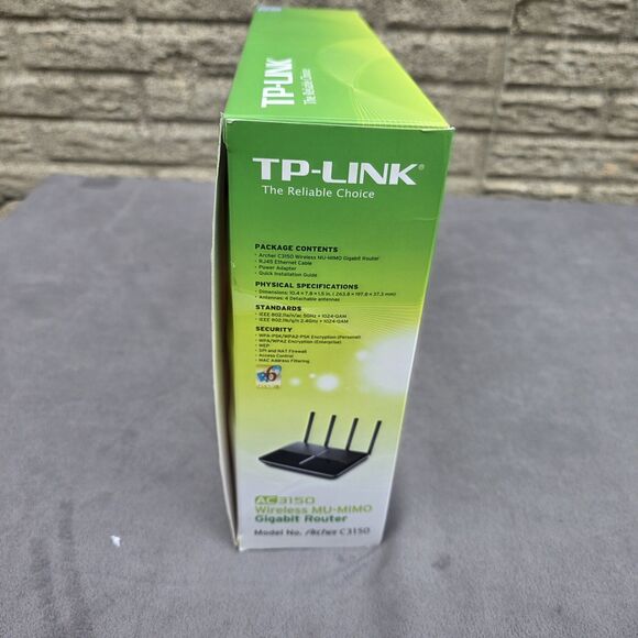 TP-Link AC3150 Wireless MU-MIMO Gigabit Router (Archer C3150 V2) - Picture 8 of 8